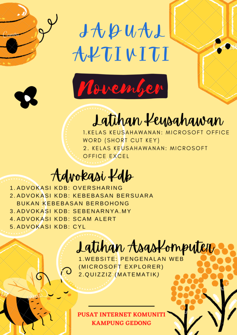 PUSAT INTERNET KOMUNITI KAMPUNG GEDONG